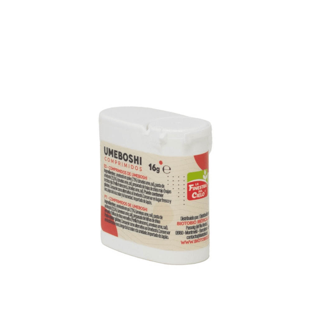 Pastilhas Ume-San de umeboshi 16gr LaFinestra Pastilhas Ume-San de Umeboshi comprimidos
