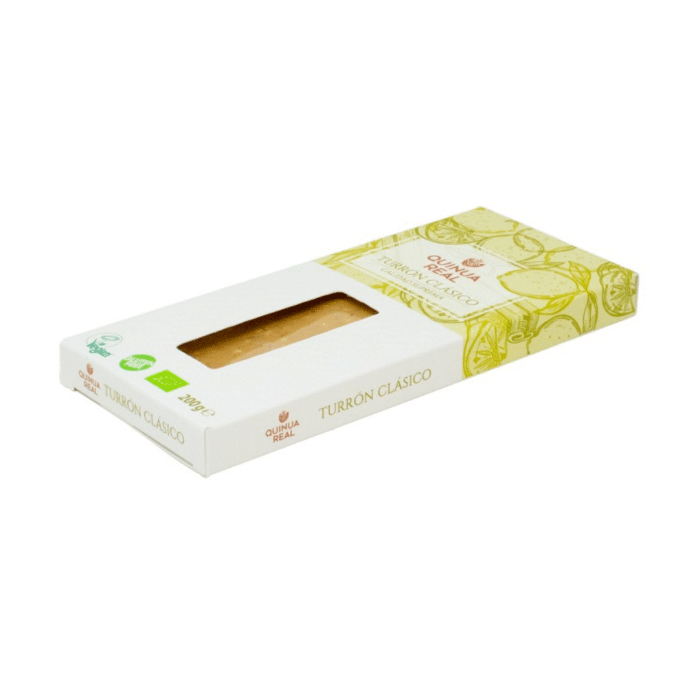 Torrao de Quinoa Real com Limao e Canela Bio 200gr Torrão de Quinoa Real com Limão e Canela de ingredientes biológicos