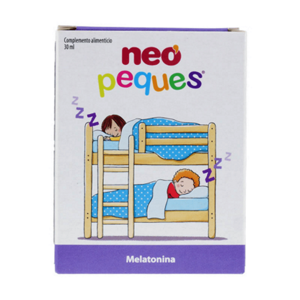 Neo Peques Melatonina 30ml Nutridil Neo Peques Melatonina, suplemento alimentar vegan, sem glúten e sem lactose