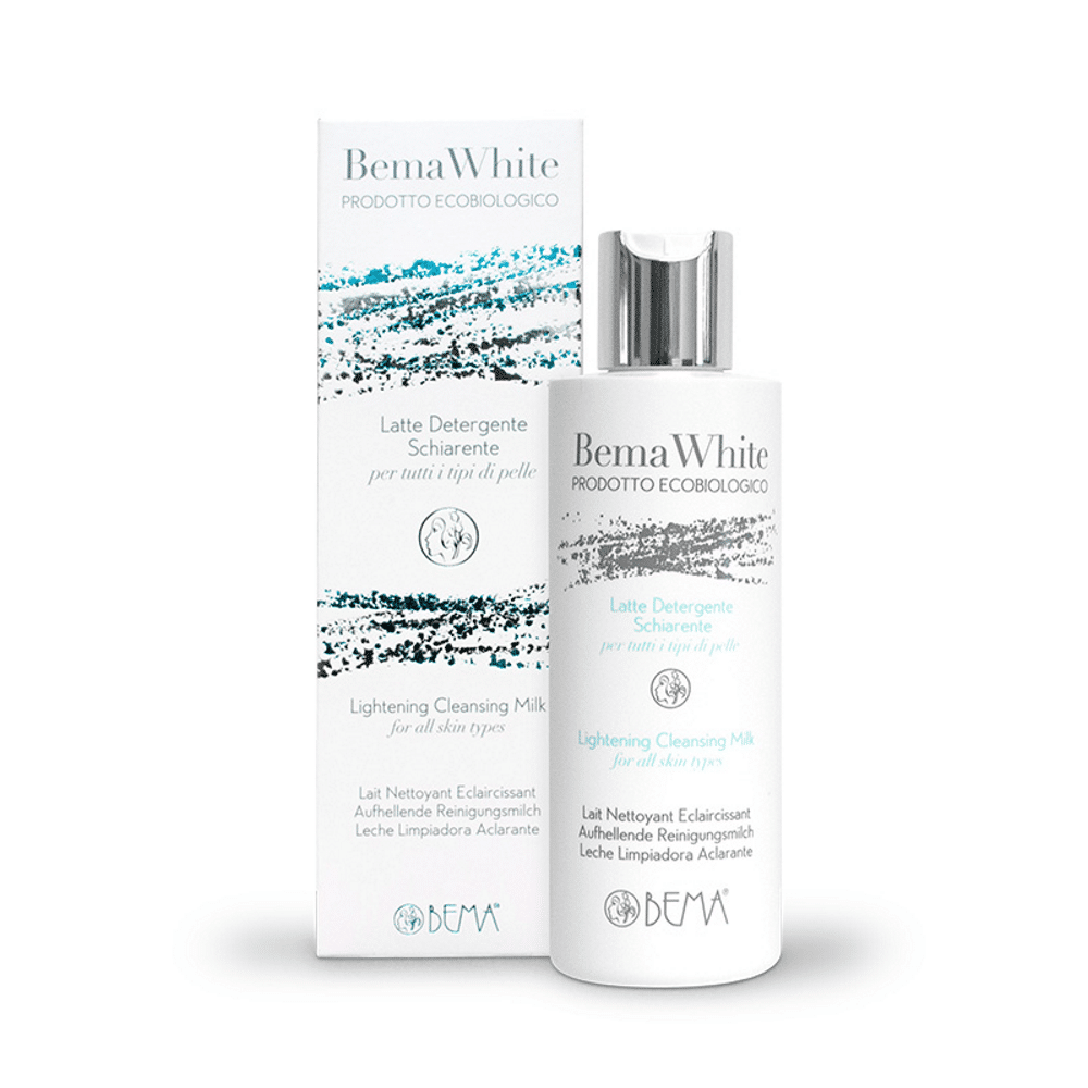 Bema White Cleasing Milk (anti mancha aclarador do rosto) 250 ml Bema White Leite de Limpeza, cosmética biológica