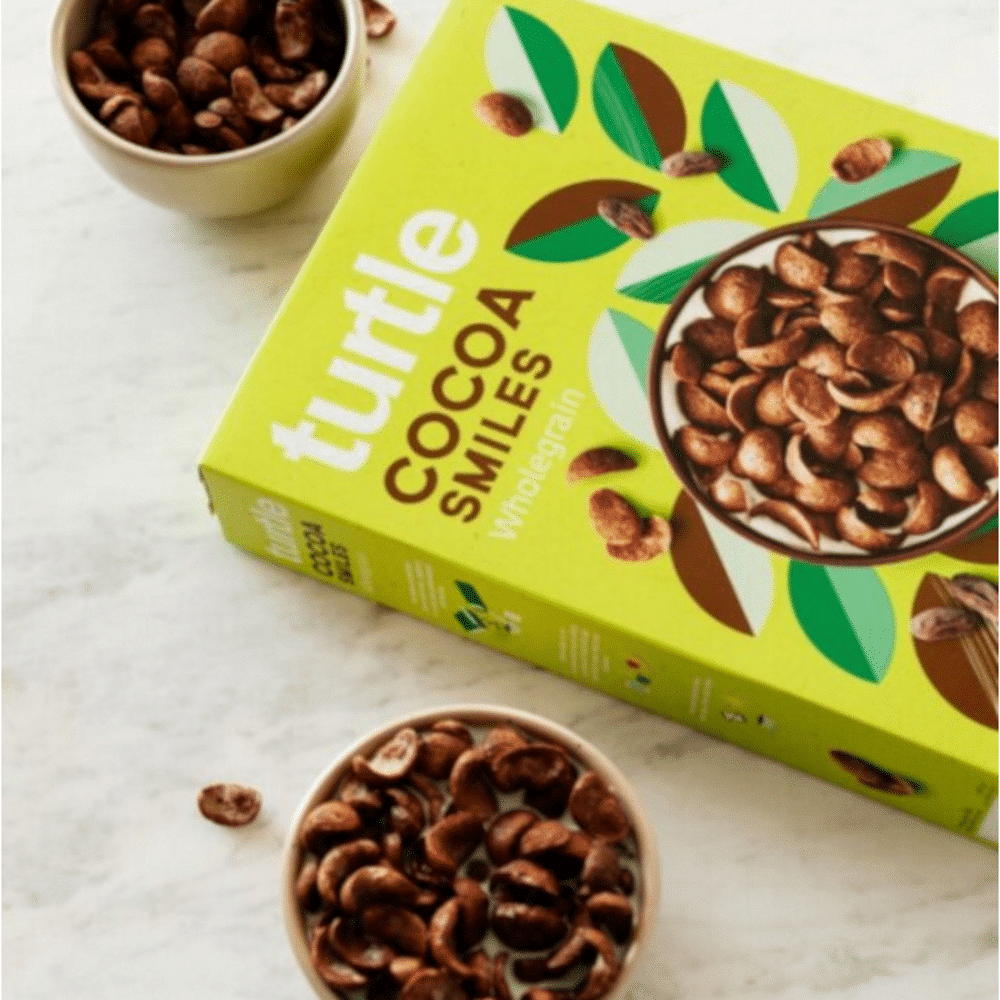 Cocoa smiles bio vegan 300g Turtle 2 Cocoa Smiles, cereais biológicos, vegan