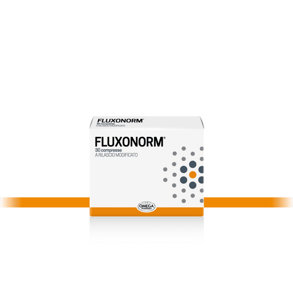 Fluxonorm 30 comprimidos Omega Pharma Fluxonorm, suplemento alimentar sem glúten, sem lactose