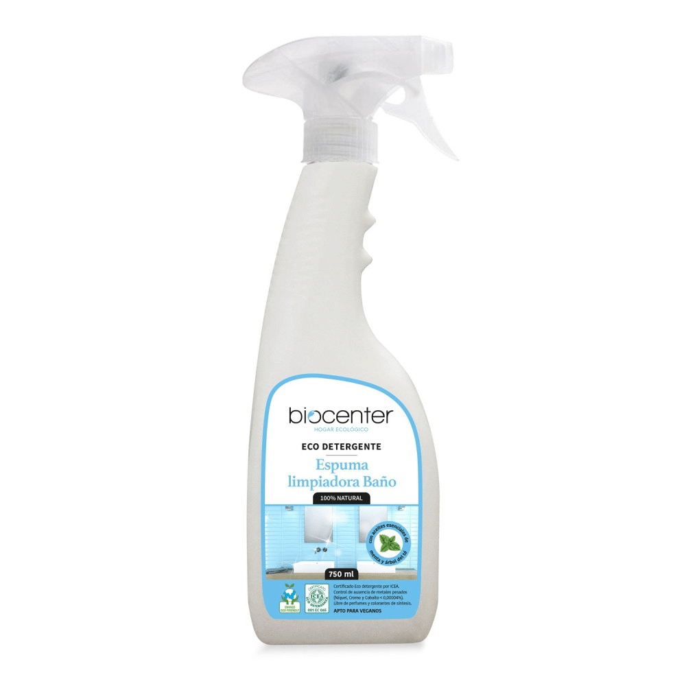 Detergente Espuma Casa de Banho 750 ml Biocenter Detergente de Espuma para Casa de Banho, vegan