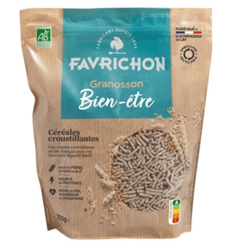 Farelo de Trigo 250gr Bio Favrichon Granosson Farelo de Trigo, biológico