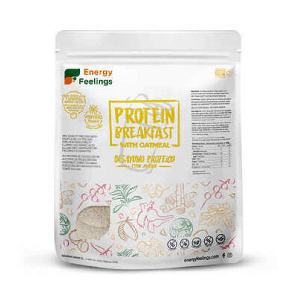Protein Breakfast Baunilha (1 kg) ENERGY FEELINGS Protein Breakfast Baunilha, biológico, vegan, sem glúten