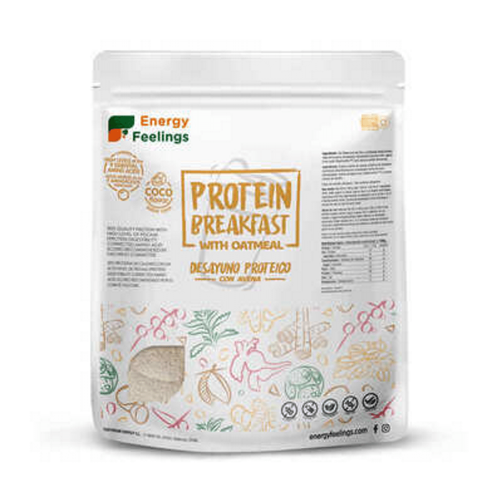 Protein Breakfast Coco (1 kg) ENERGY FEELINGS Protein Breakfast Coco, biológico, sem glúten, vegan