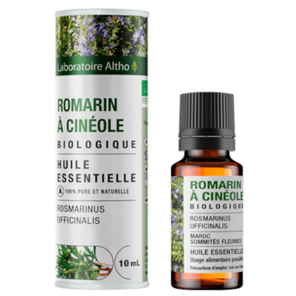 Óleo essencial Alecrim Cineol (Rosmarinus officinalis) 10ml bio Altho Óleo Essencial Alecrim Cineol, biológico