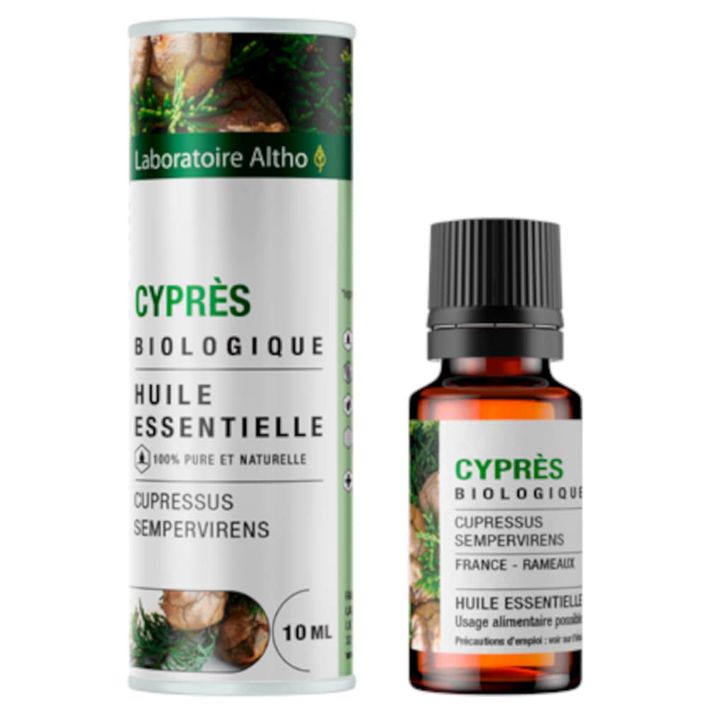 Óleo essencial Cipreste (Cupressus sempervirens) 10ml bio Altho Óleo Essencial Cipreste, biológico