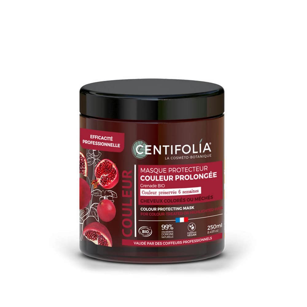 Máscara Proteção Prolongada da Cor 250ml Centifolia 2 Máscara Proteção Prolongada da Cor, com ingredientes biológicos, vegan
