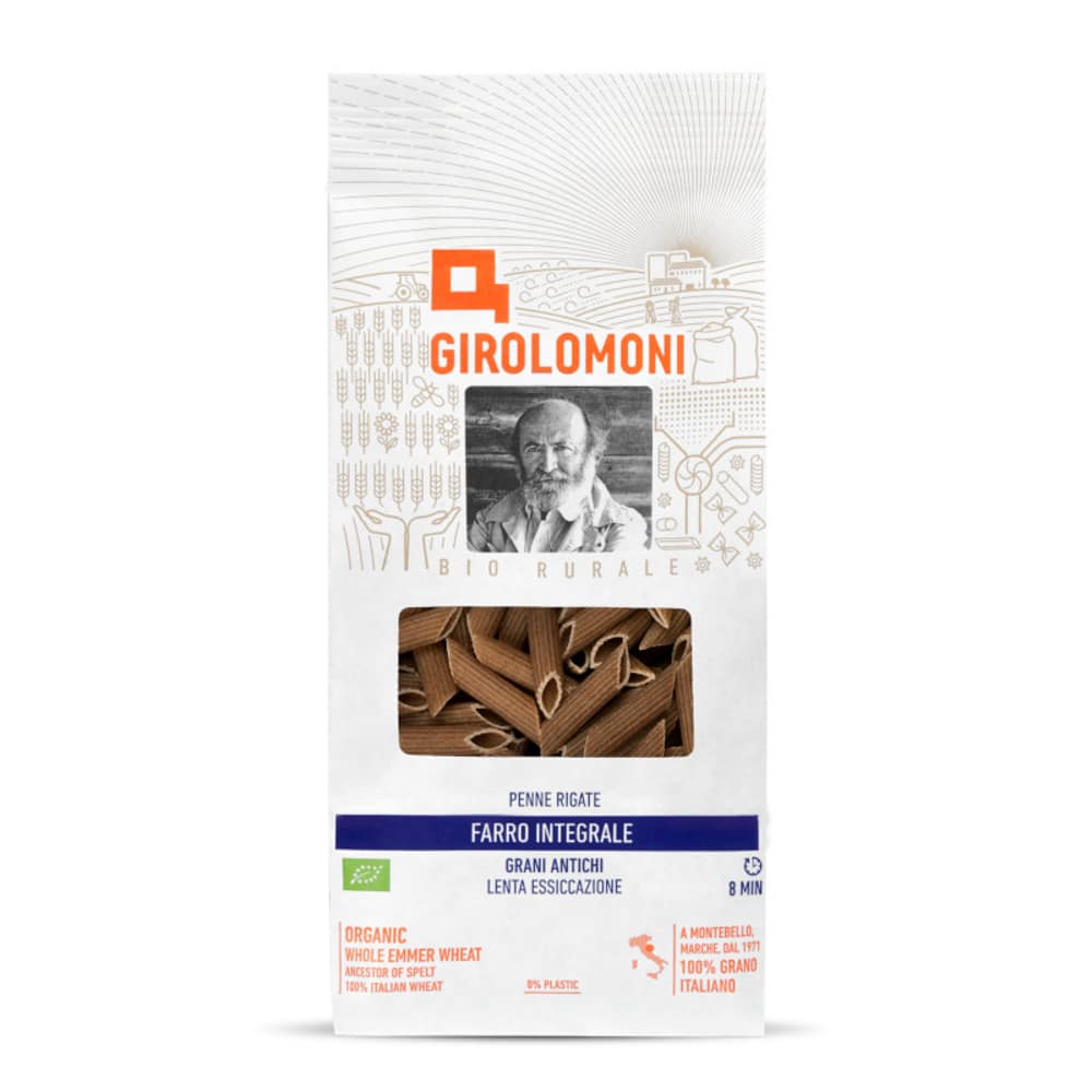 Penne Integral Espelta 500 grs Bio Girolomoni Penne Integral de Espelta, biológico