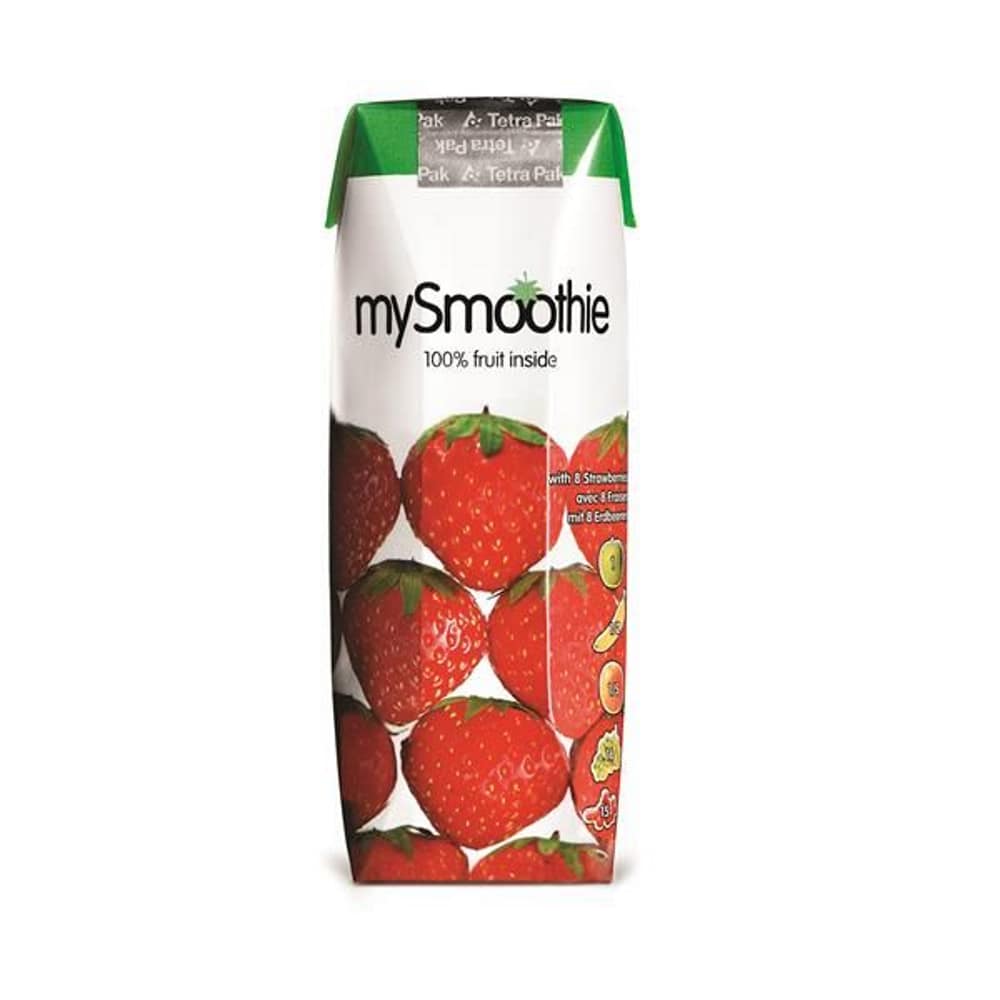 Sumo 100% Morango Mysmoothie 250ml Sumo de Morango, vegetariano e vegan