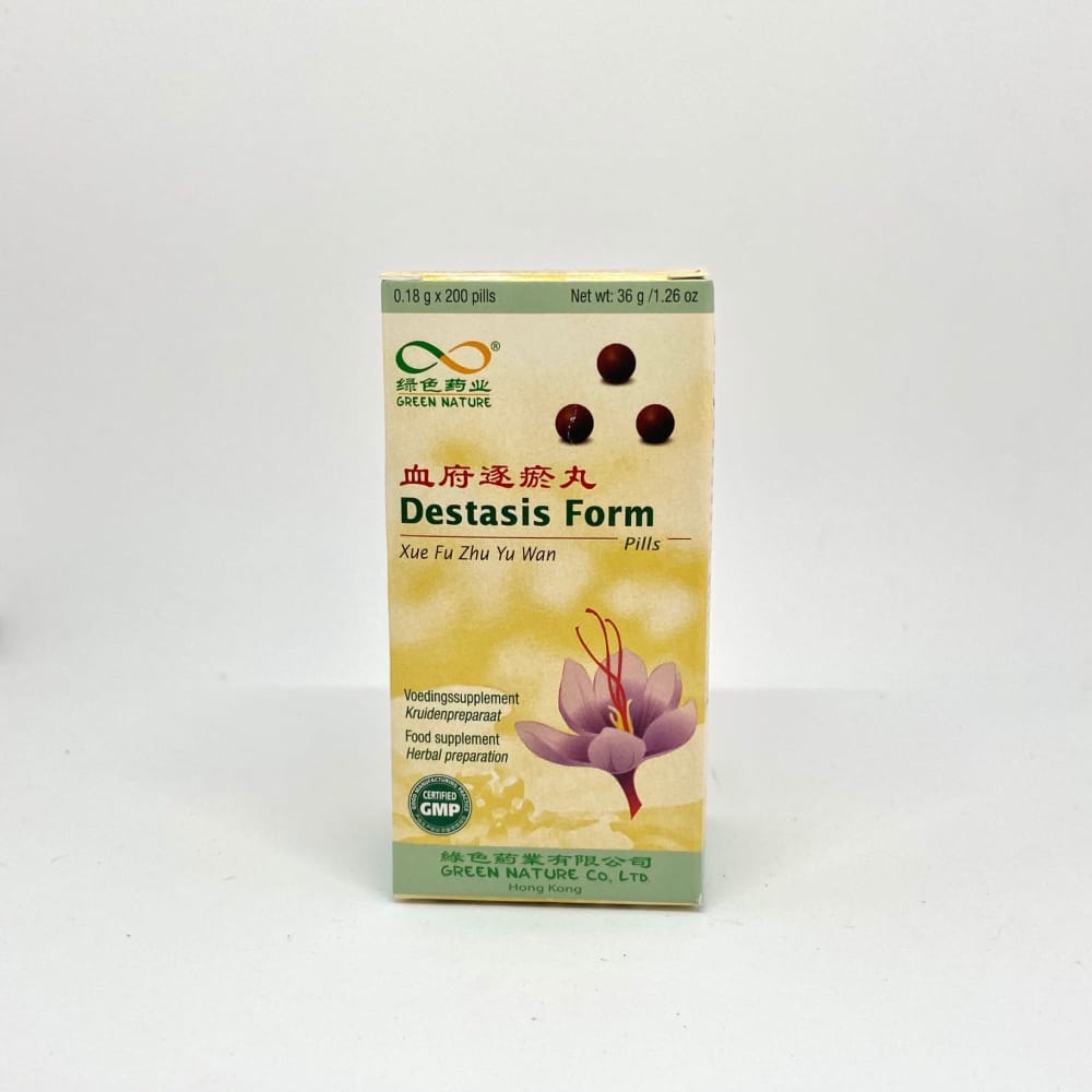 Destasis Form Xue Fu Zhu Yu Wan 200 comprimidos Green Nature Destasis Form Xue Fu Zhu Yu Wan