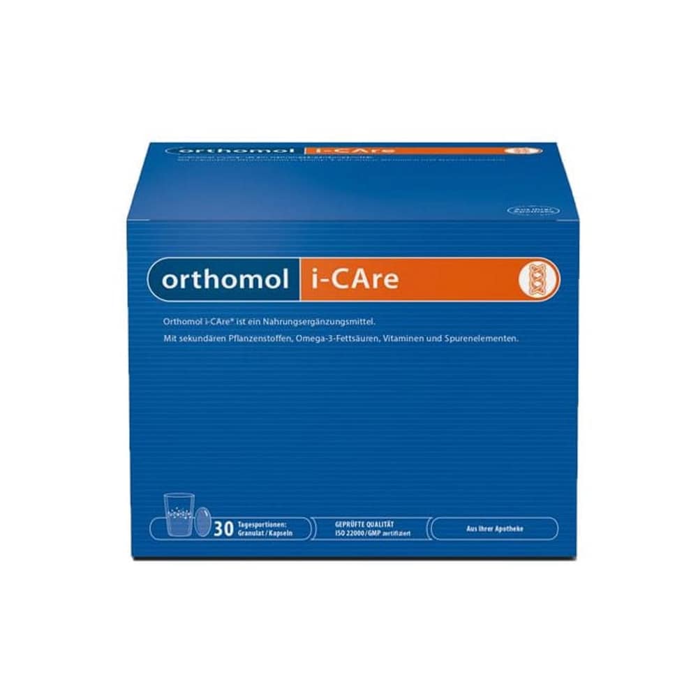 Orthomol I Care 30 Porções Orthomol I Care, suplemento alimentar sem glúten, sem lactose
