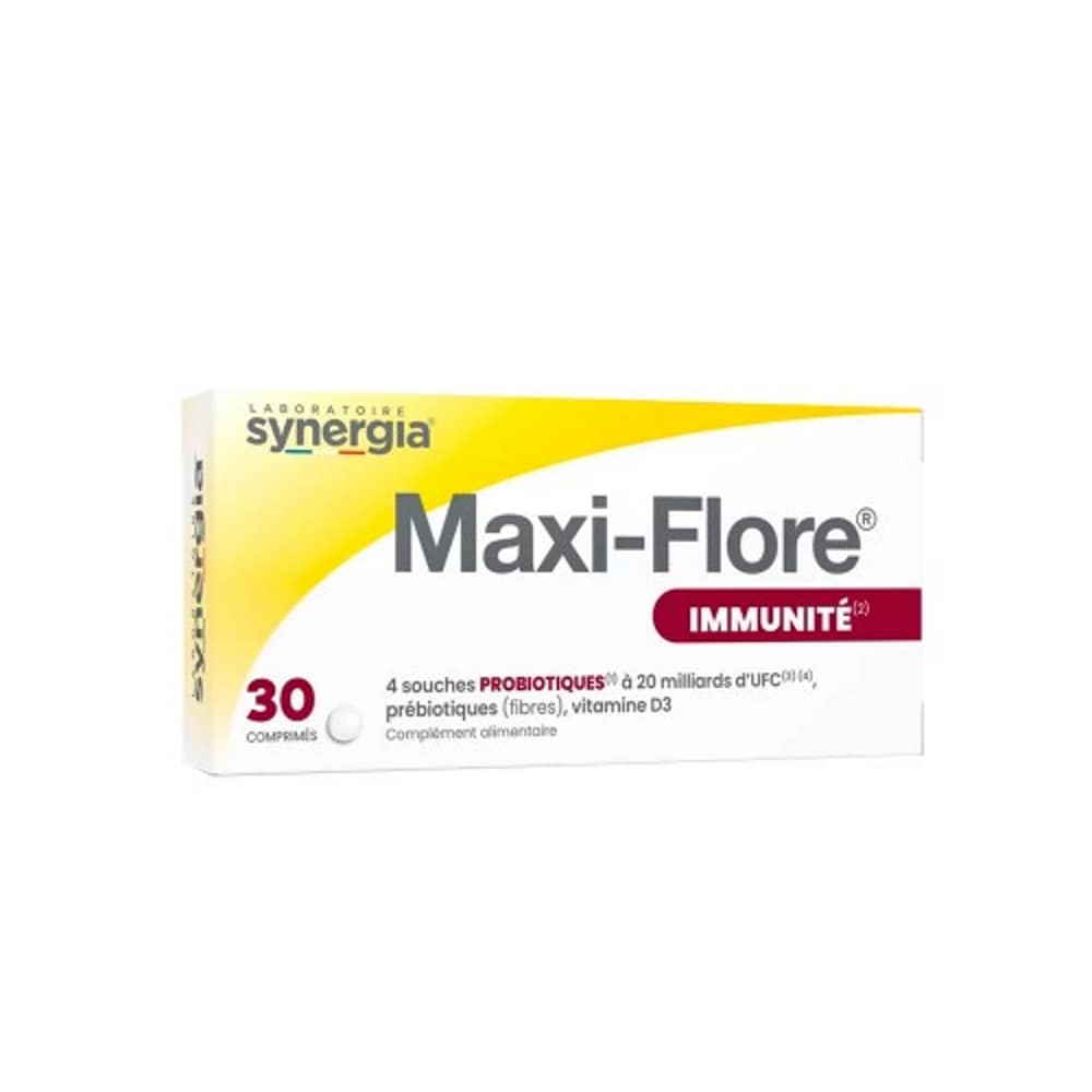 Maxi Flora 30Comp Maxi-Flore, suplemento alimentar para o sistema imunitário