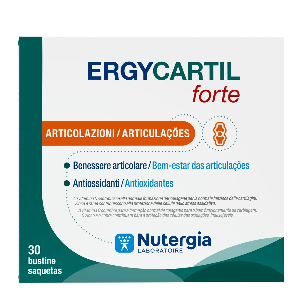 Ergycartil forte 30 saquetas Nutergia Ergycartil Forte, suplemento alimentar em saquetas