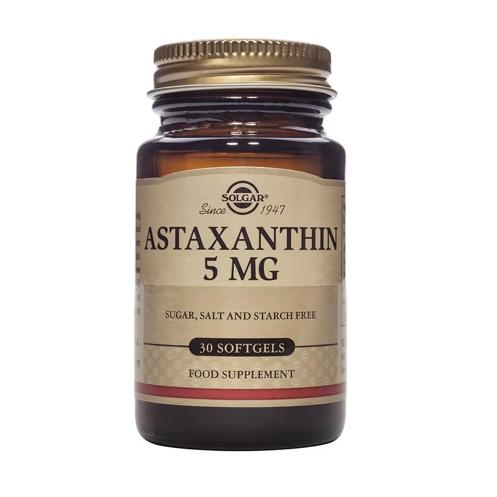 Astaxanthin Complex 5MG 30 softgels Solgar Astaxanthin - Image 1