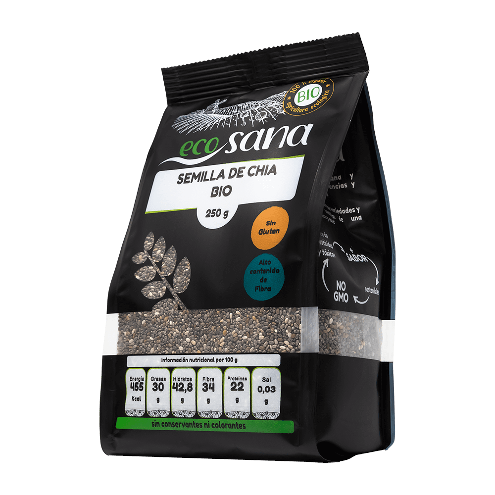 Sementes de Chia Bio 250gr Ecosana Sementes de chia Ecosana