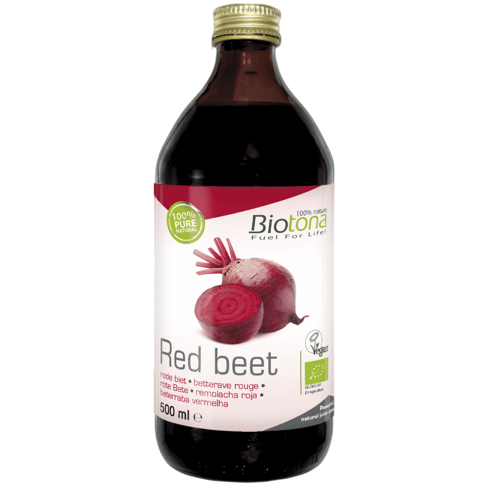 Red Beet (Beterraba() Concentrado Bio 500ml Biotona Red Beet Concentrado, biológico, vegan