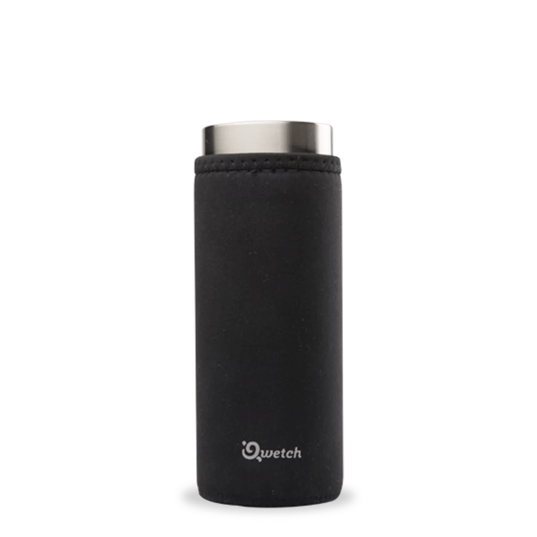 capa neoprene preto garrafa 320ml qwetch Capa Neoprene para Garrafa de Vidro