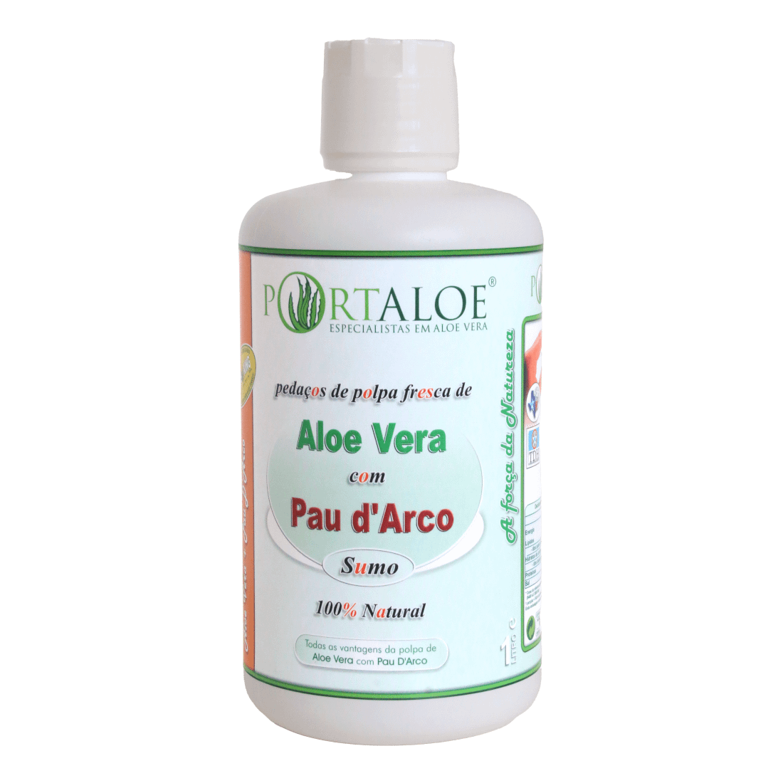 Tonico Aloe Vera com pau darco 1L Portaloe Tónico de Aloe Vera com Pau d'Arco