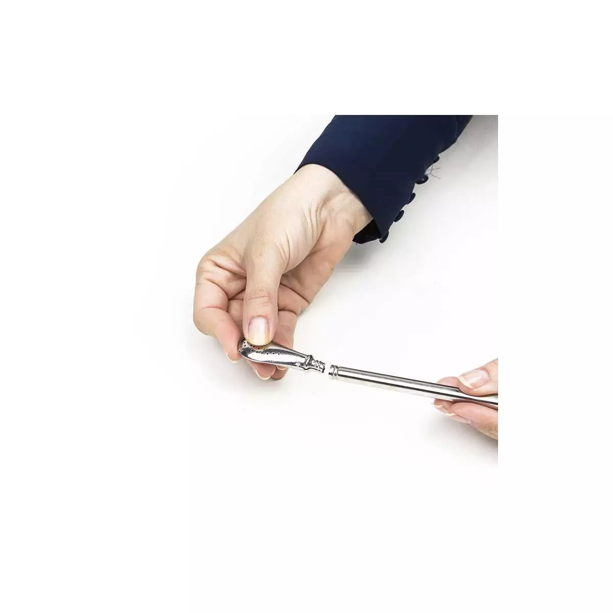 Palhinha Inox com filtro para chá e infusão - Image 7