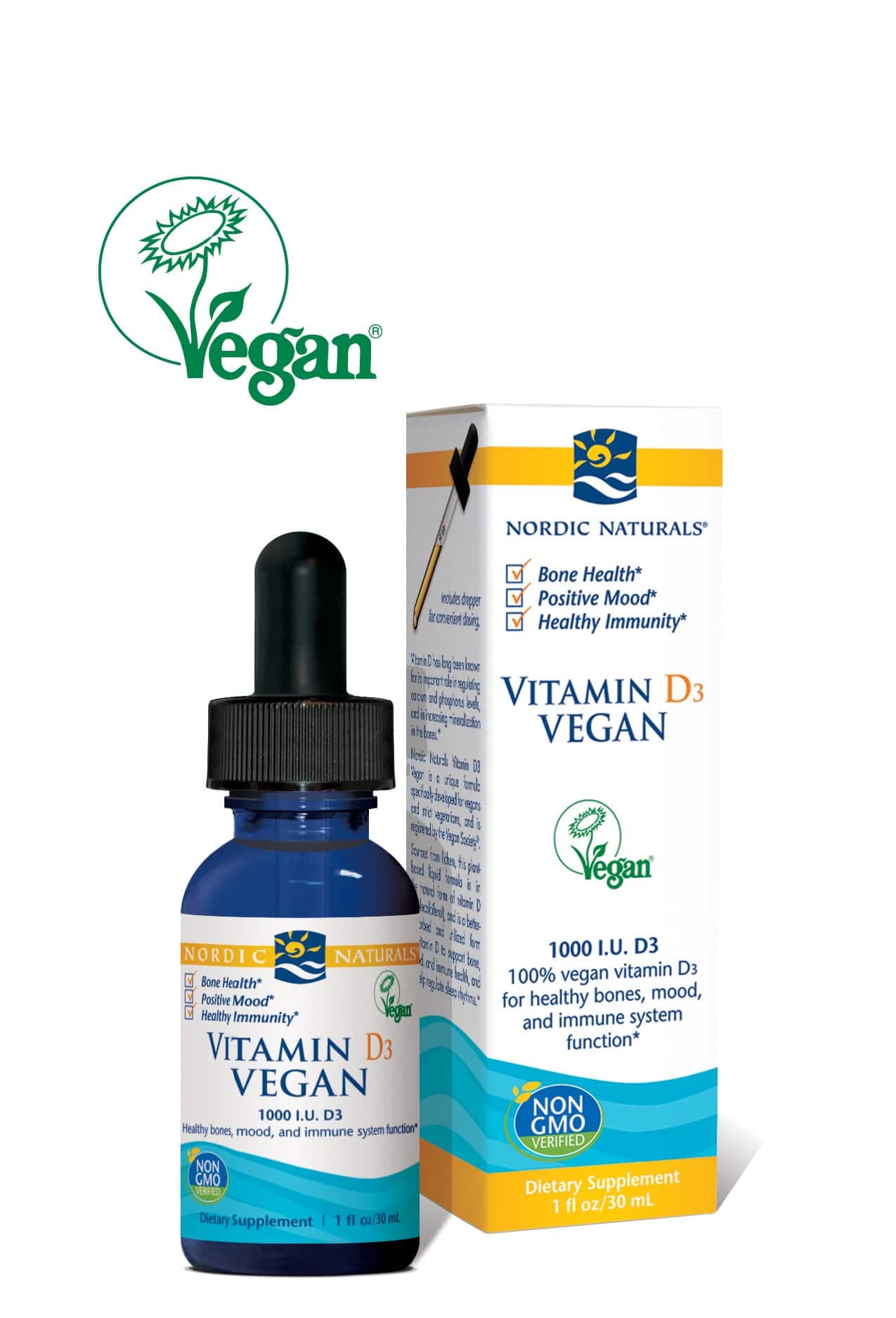 VitaminD3Vegan_1+Box Vitamin D3 Vegan, suplemento alimentar vegan