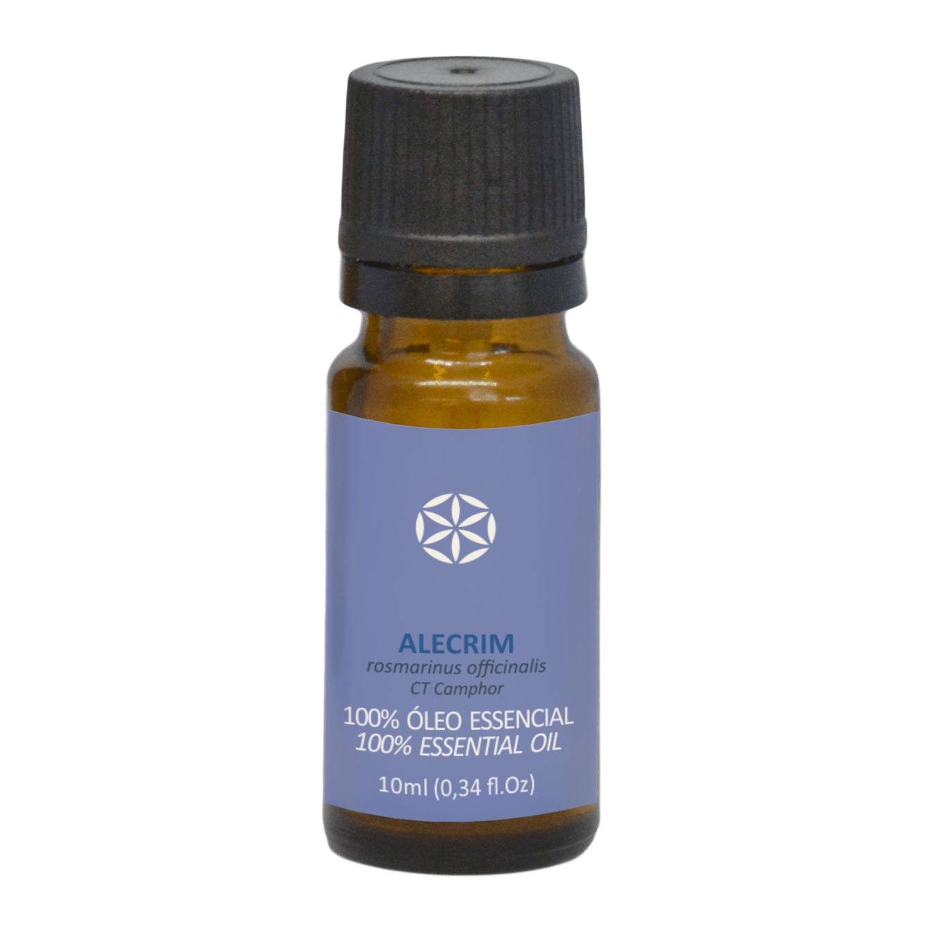 O.E. Alecrim Rosmarinus officinalis (CT Camphor) Óleo Essencial Alecrim