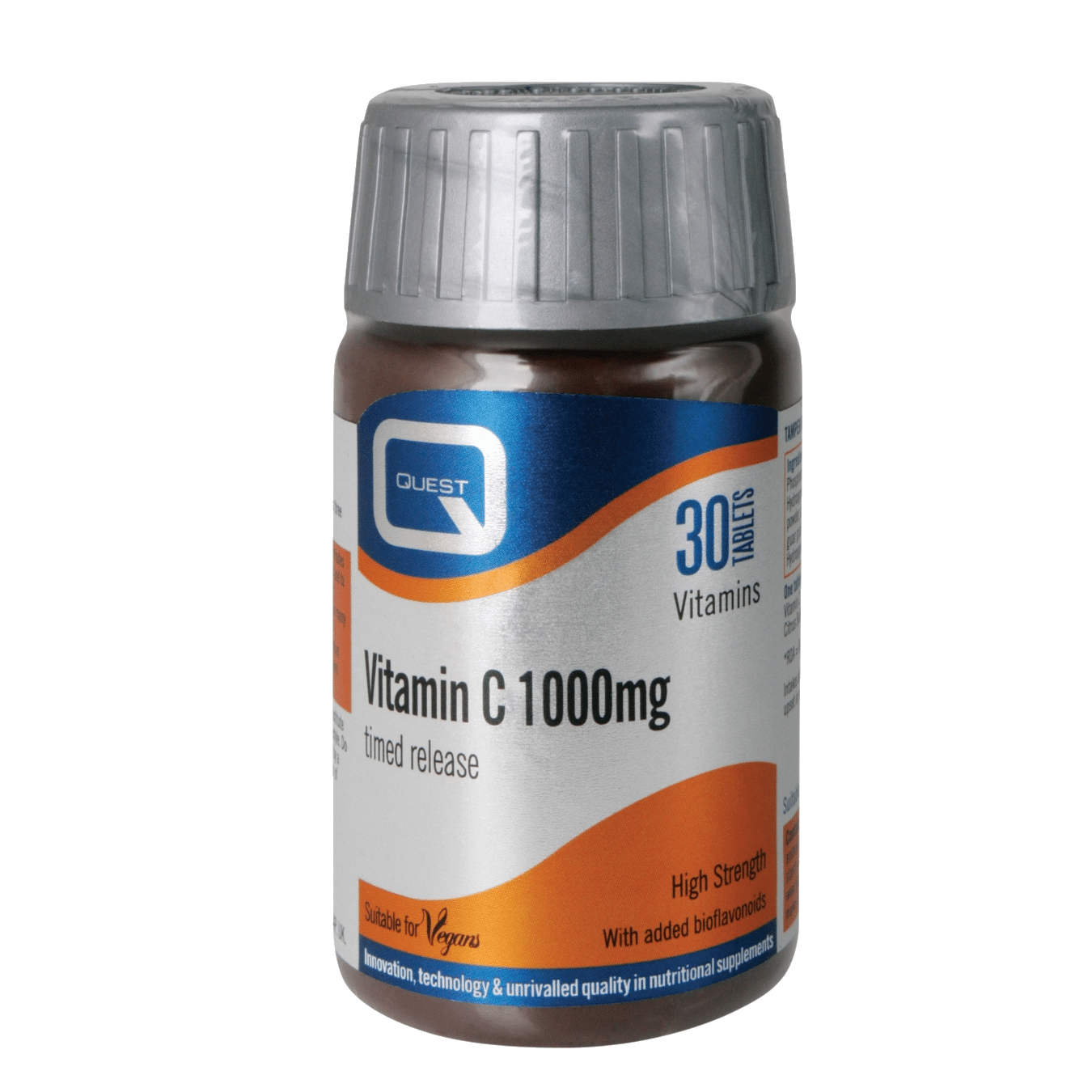 vitamin C 1000mg 30 comprimidos Vitamina C 1000 mg, suplemento alimentar vegan e vegetariano