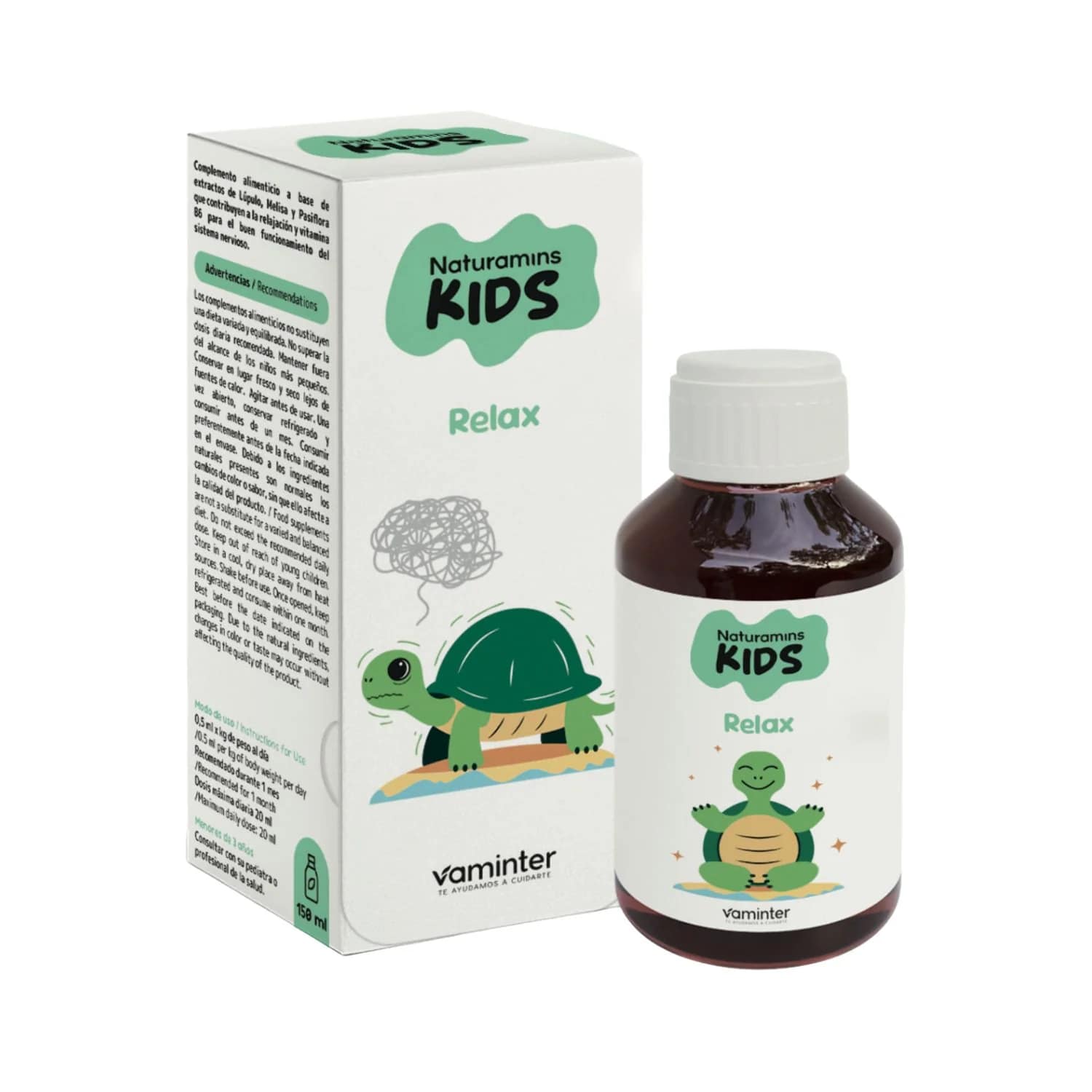 Relax sabor alperce 150ml Naturamins Kids Relax xarope