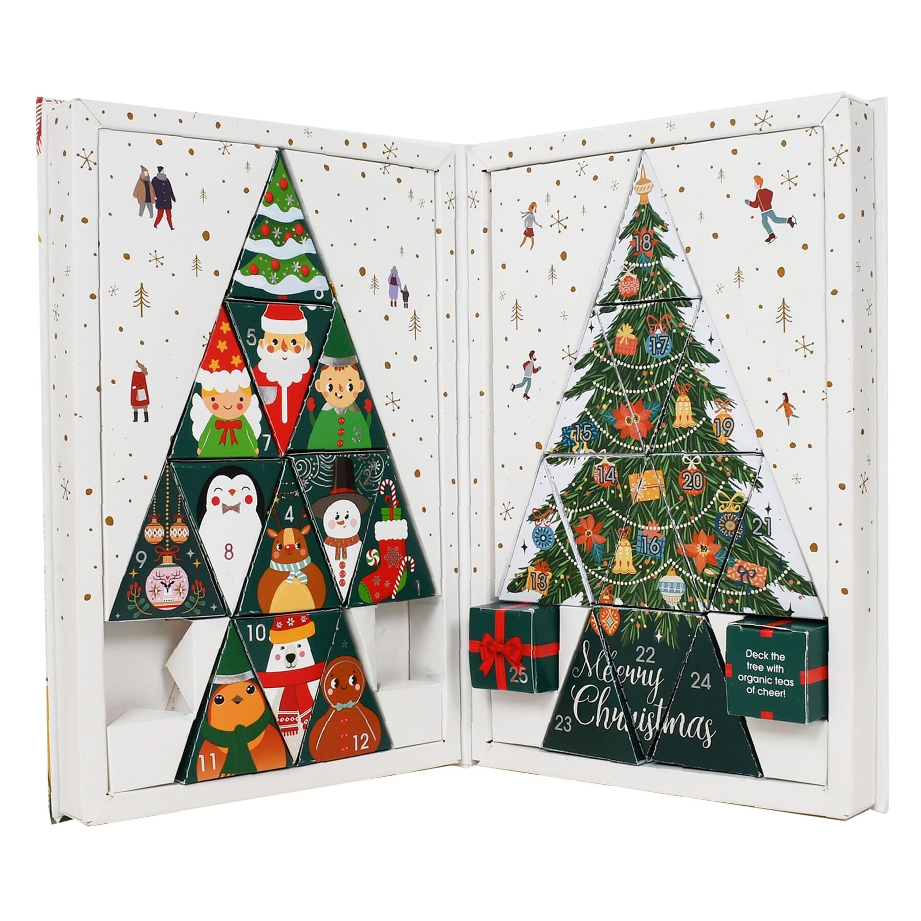 Calendário Advento Tea Book branco - Image 4