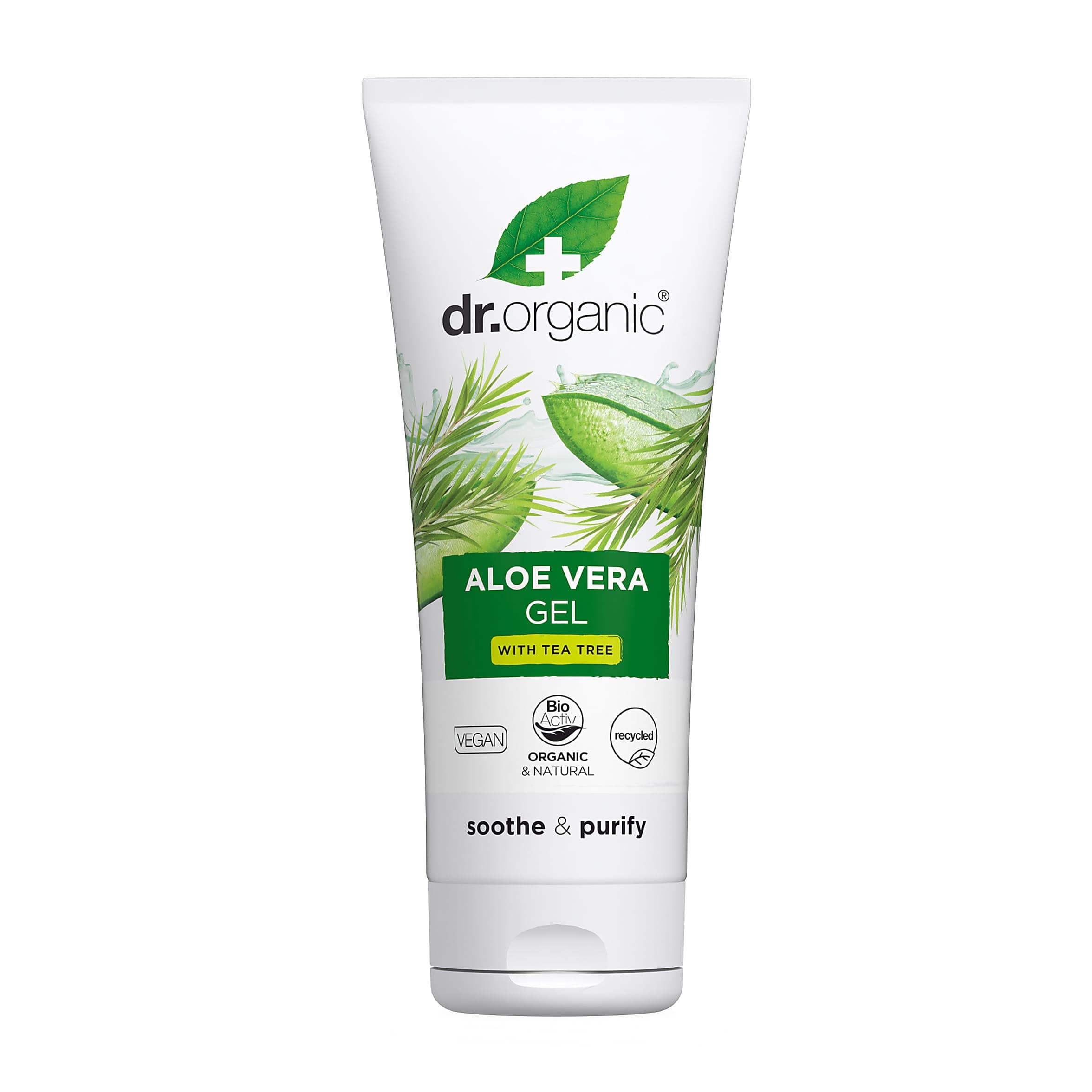 Gel de aloe vera cmalaleuca 200ml dr. organic principal Gel de Aloé Vera com Melaleuca - Image 1