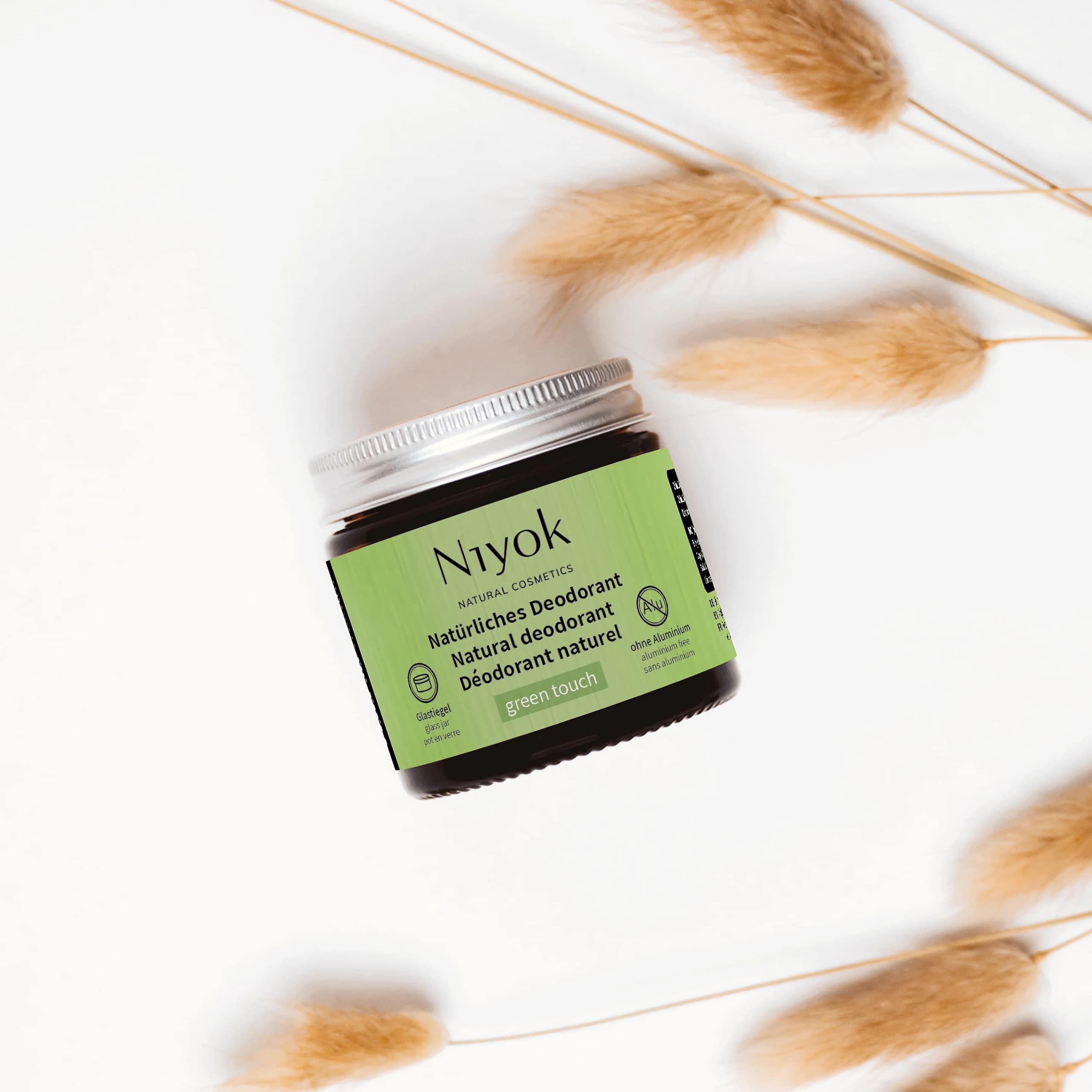 Creme Desodorizante Natural Green Touch (fresco) Niyok capa 2 Creme Desodorizante Natural green touch - Image 1