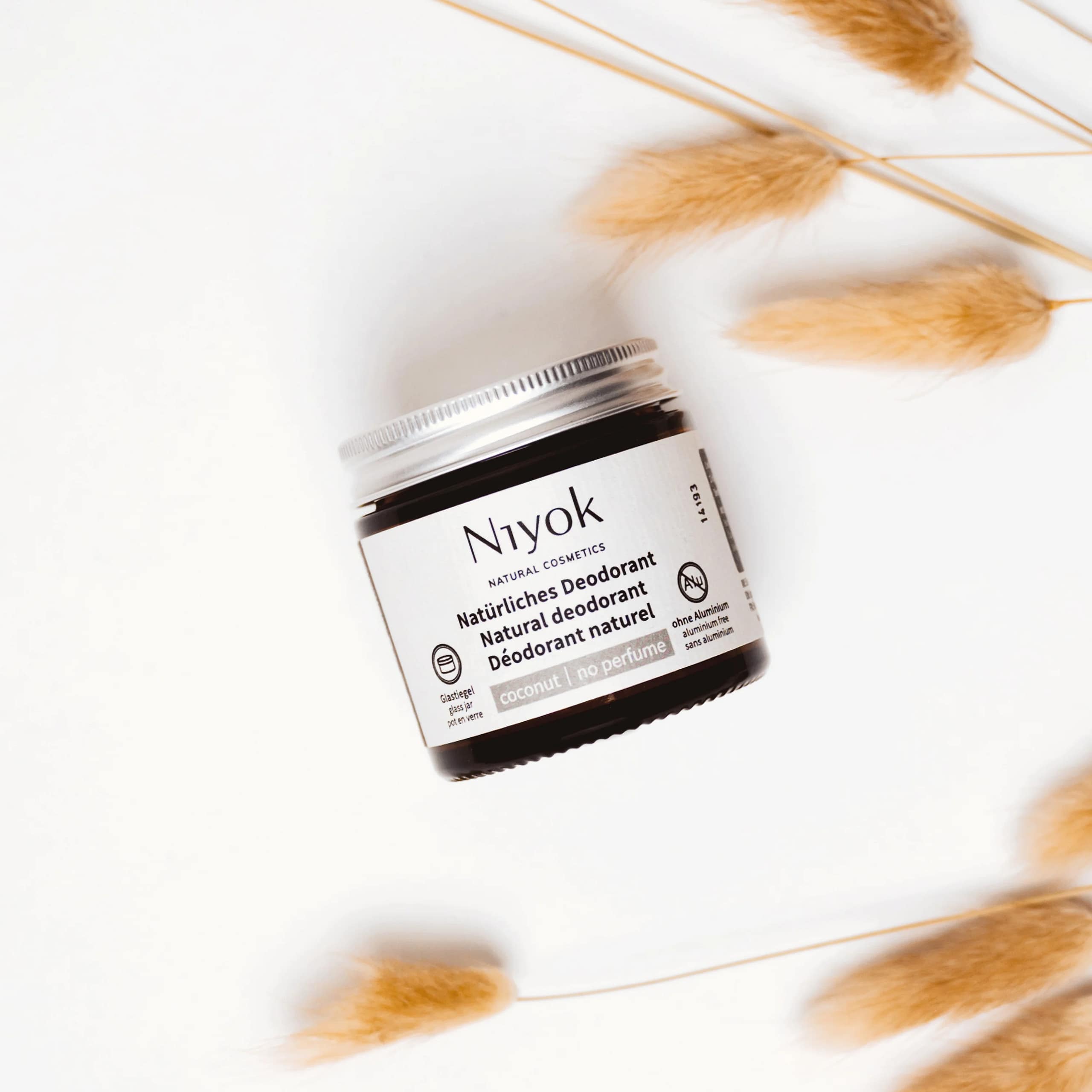 Creme Desodorizante Natural Sem Perfume Niyok capa 1 Creme desodorizante Natural Sem perfume - Image 1