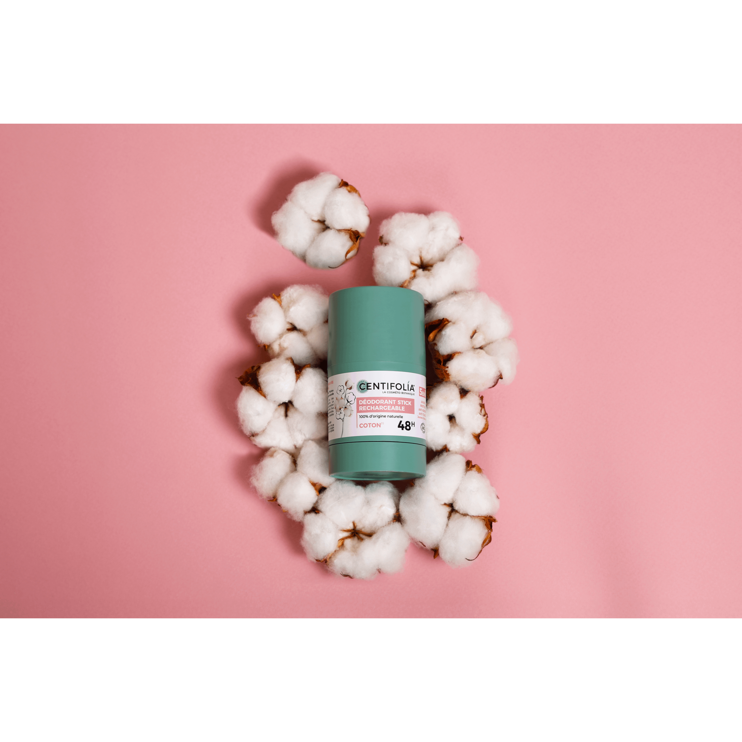 Desodorizante flor de algodao stick bio vegan 50g Centifolia capa scaled