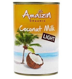Leite de Coco Light AMAIZIN Sri Lanka BIO 400ml Leite de Coco Light, biológico