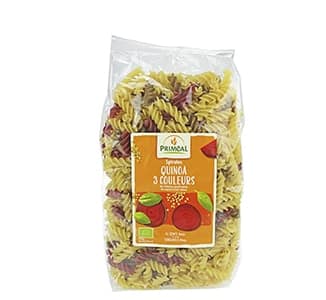 Espirais Tricolores com Quinoa, biológico
