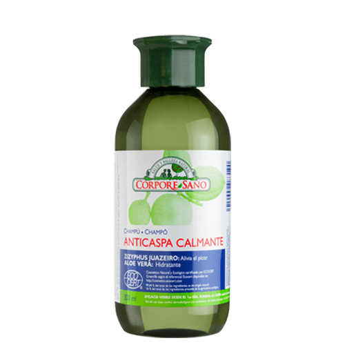 Champô Anti-Caspa Calmante, cosmética biológica, vegan