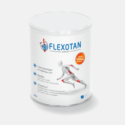 Flexotan Confort 390gr Nutridil Flexotan Confort, suplemento alimentar sem glúten e sem lactose