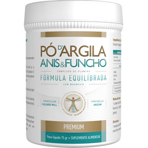 Po Argila + Anis + Funcho Pó de Argila, Anis e Funcho, suplemento alimentar