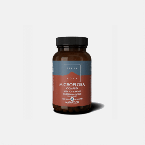Microflra Complex With Fos & More 50 vegcap TerraNova Microflora Complex with FOS & More - Image 1