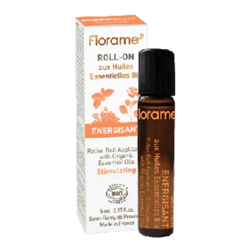 Mini Roll-on Estimulante 5ml Florame Mini Roll-on Estimulante, com ingredientes provenientes de agricultura biológica
