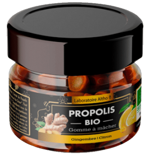 Gomas propolis gengibre 40g Laboratoire Altho Gomas de Própolis e Gengibre, biológicas
