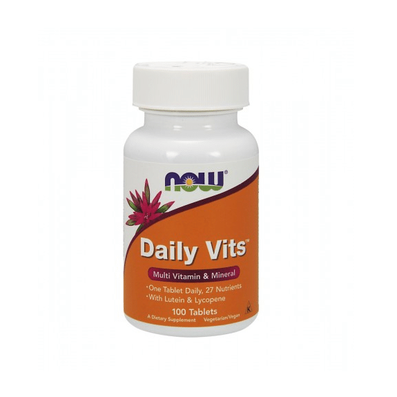 daily vits now Daily Vits, suplemento alimentar sem glúten, vegan, vegetariano
