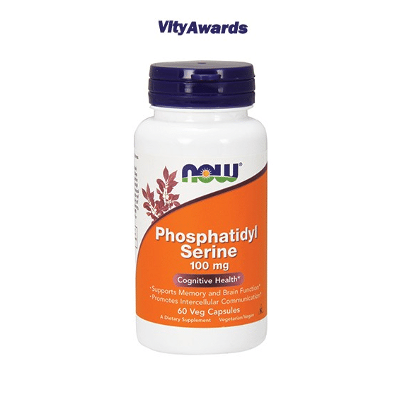 phosphatidyl serine now Phosphatidyl Serine, suplemento alimentar sem glúten, sem soja, vegan, vegetariano