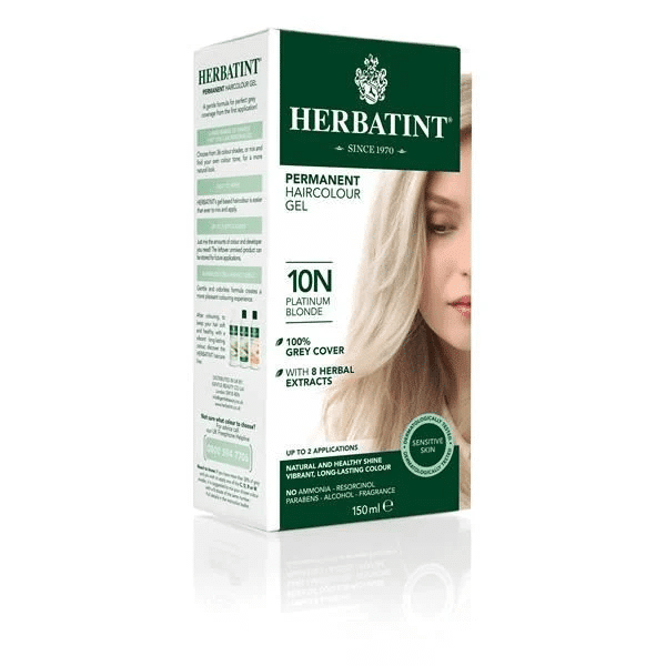 Gel Colorante Permanente Louro Platinado 10N, vegan