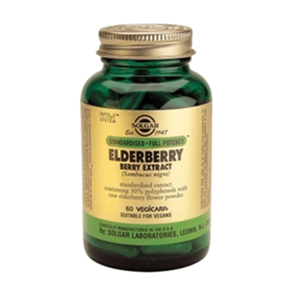 eldberry berry extract Extrato de Baga e Flor de Sabugueiro, suplemento alimentar sem açúcar, sem sal, vegan