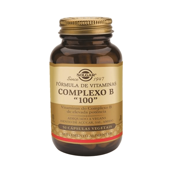 formula de vitaminas complexo b 100 Fórmula de Vitaminas Complexo B "100", suplemento alimentar sem açúcar, sem sal, vegan