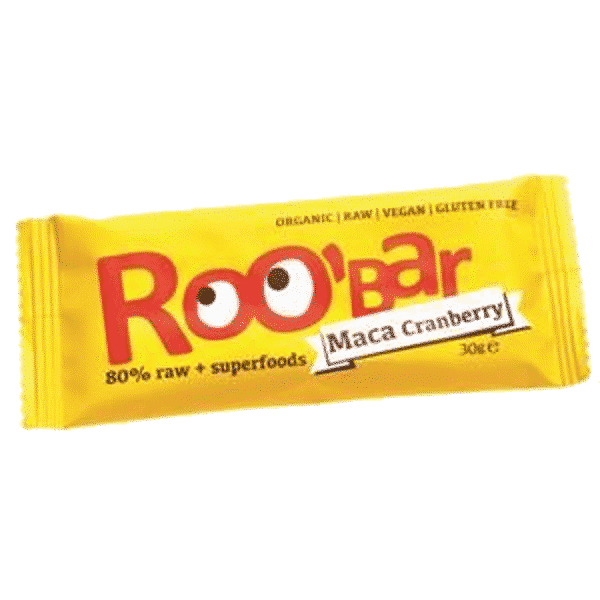 Barra de Maçã e Arandos 30 grs RB Barra Maçã e Arando, com ingredientes biológicos, sem glúten, vegan