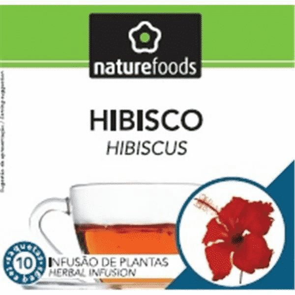 Chá Hibisco Infusão 10 saquetas Chá Hibisco, para infusão