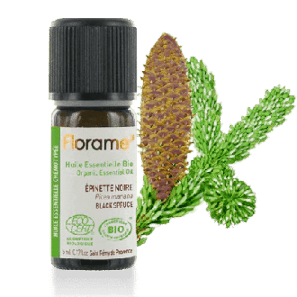 Óleo Essencial ABETO NEGRO Picea mariana 5ml ORG Óleo Essencial Abeto Negro, biológico